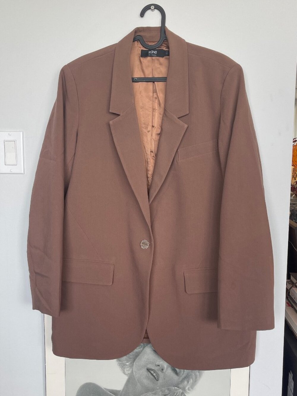 Simons Icone Blazer in Brown Size Large